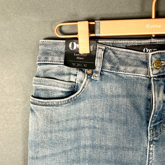Own Low-Rise Stretch Split Flare Jeans size W28/L30 NWT - Picture 7 of 12